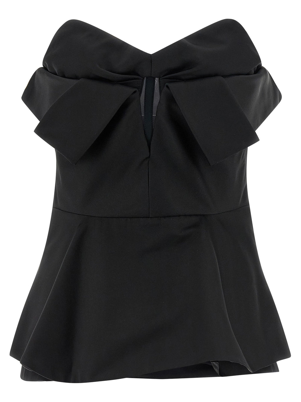 Alexander McQueen Black Polyester Tank Tops