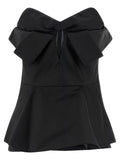 Alexander McQueen Black Polyester Tank Tops