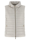 MooRER Beige Polyester Sleeveless Jacket