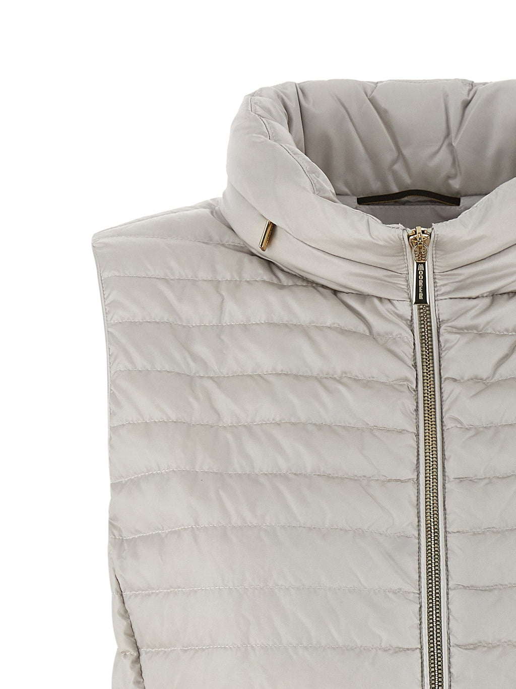 MooRER Beige Polyester Sleeveless Jacket