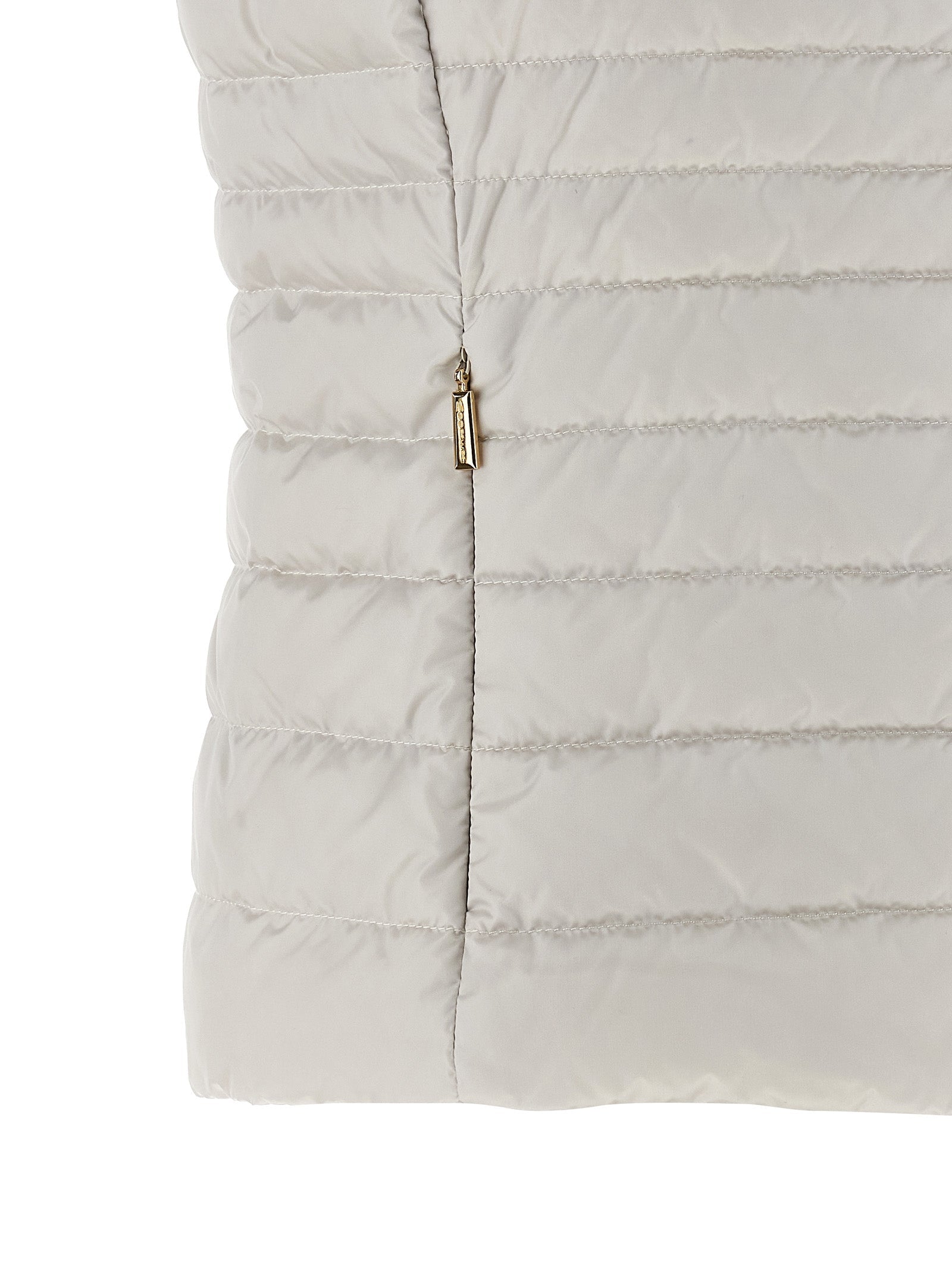 MooRER Beige Polyester Sleeveless Jacket