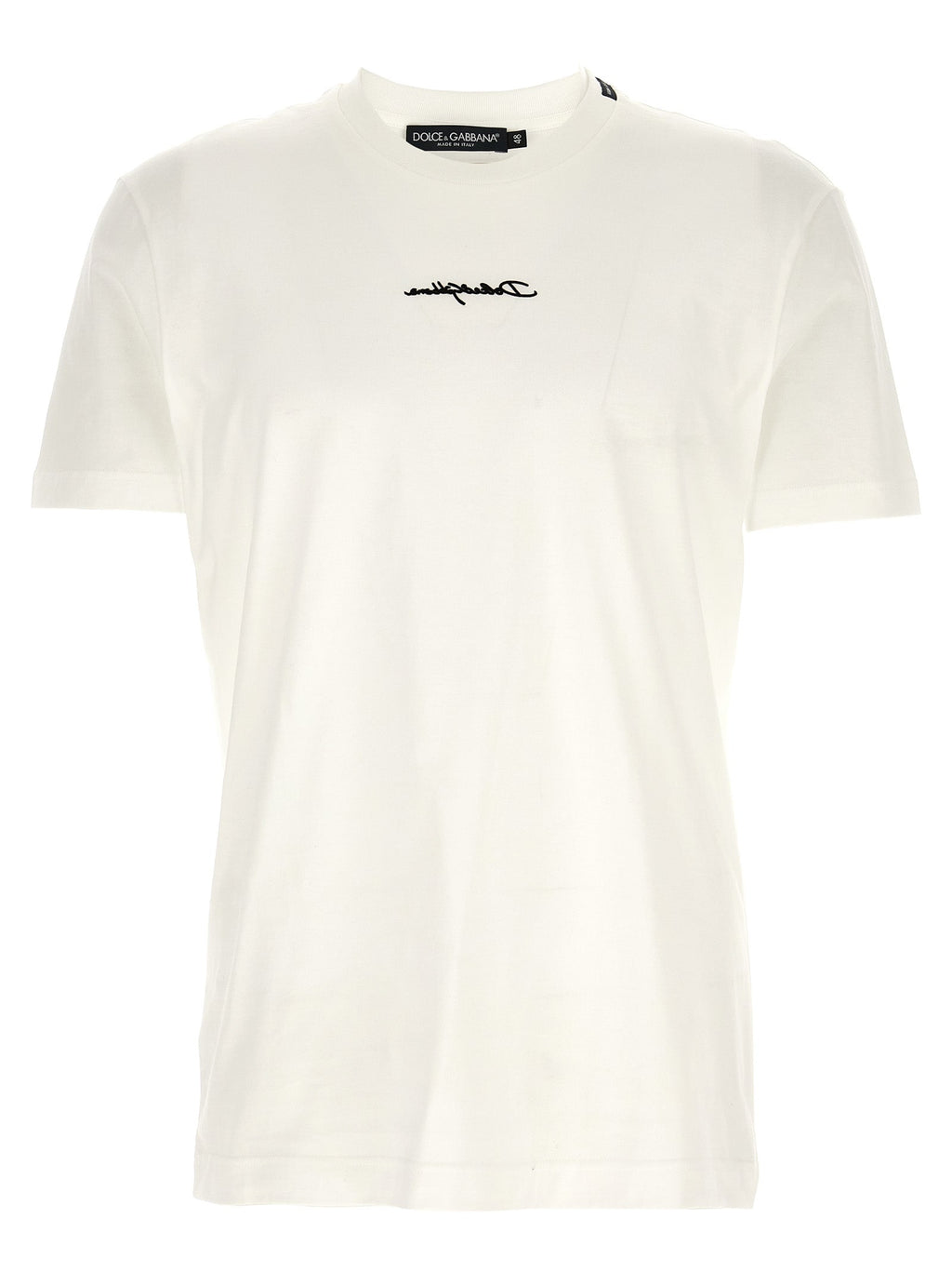 Dolce & Gabbana White Cotton T-Shirt
