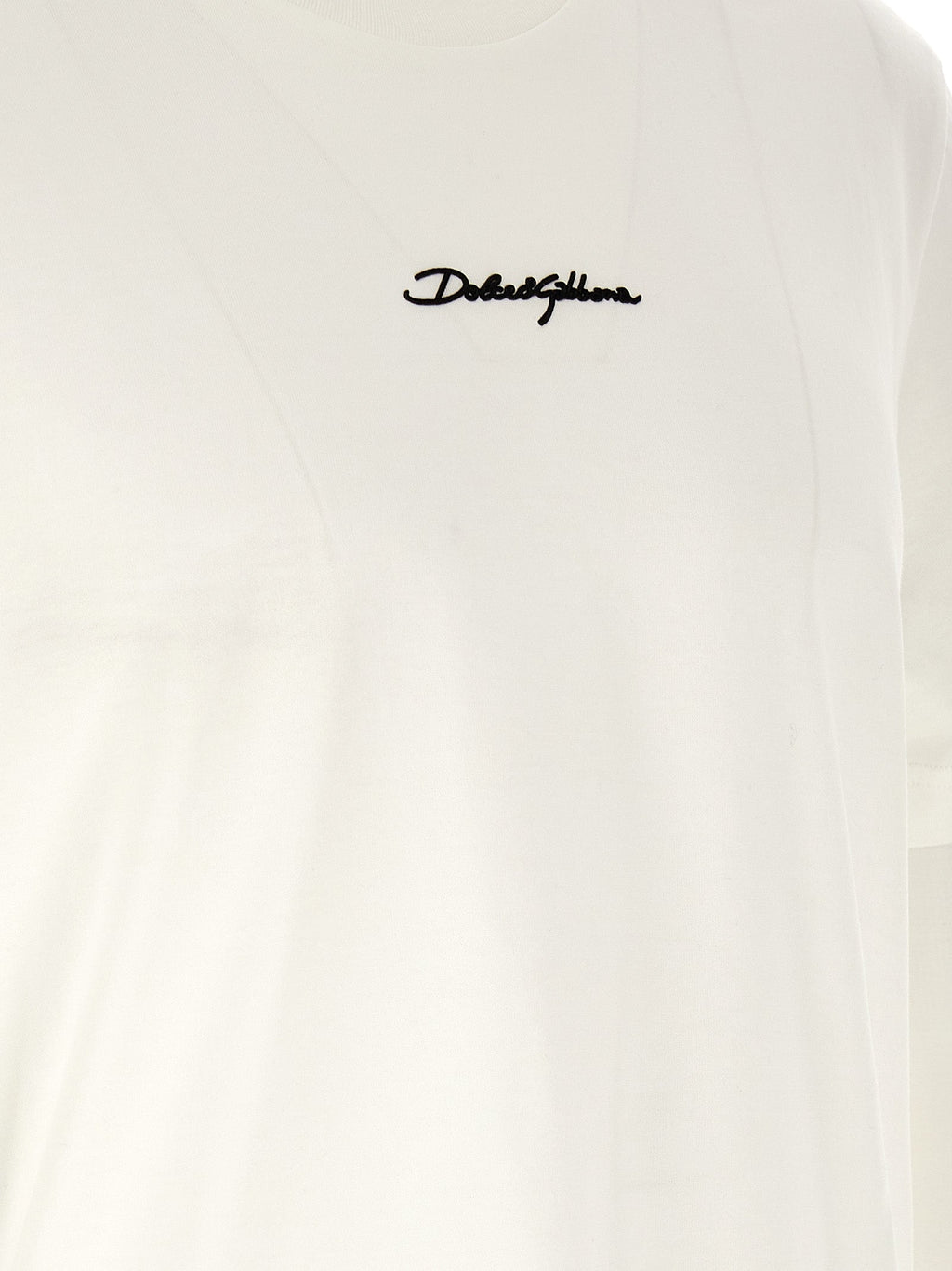 Dolce & Gabbana White Cotton T-Shirt