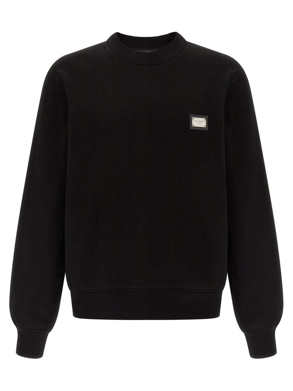Dolce & Gabbana Black Cotton Sweatshirt