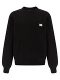 Dolce & Gabbana Black Cotton Sweatshirt