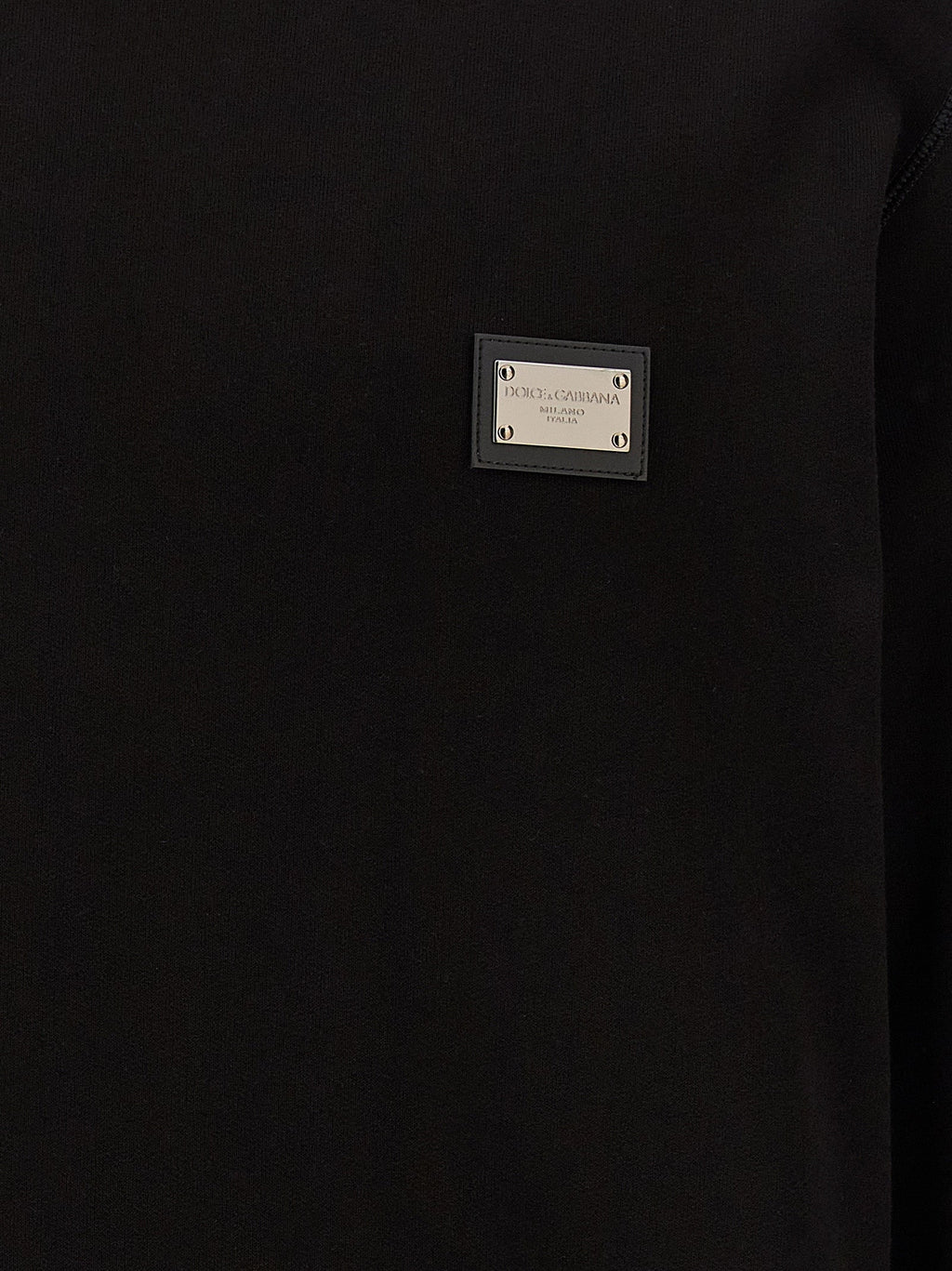 Dolce & Gabbana Black Cotton Sweatshirt
