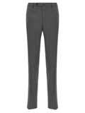 Incotex Gray Virgin Wool Dress Pants