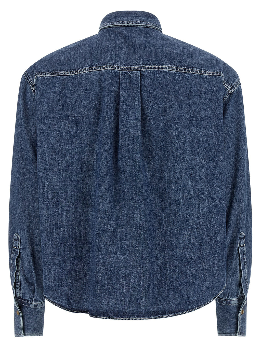 Brunello Cucinelli Blue Cotton Blouse