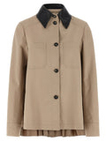 Sportmax Beige Polyester Coat