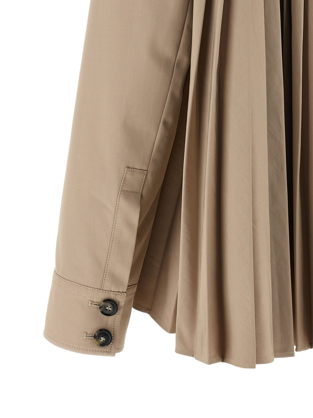 Sportmax Beige Polyester Coat