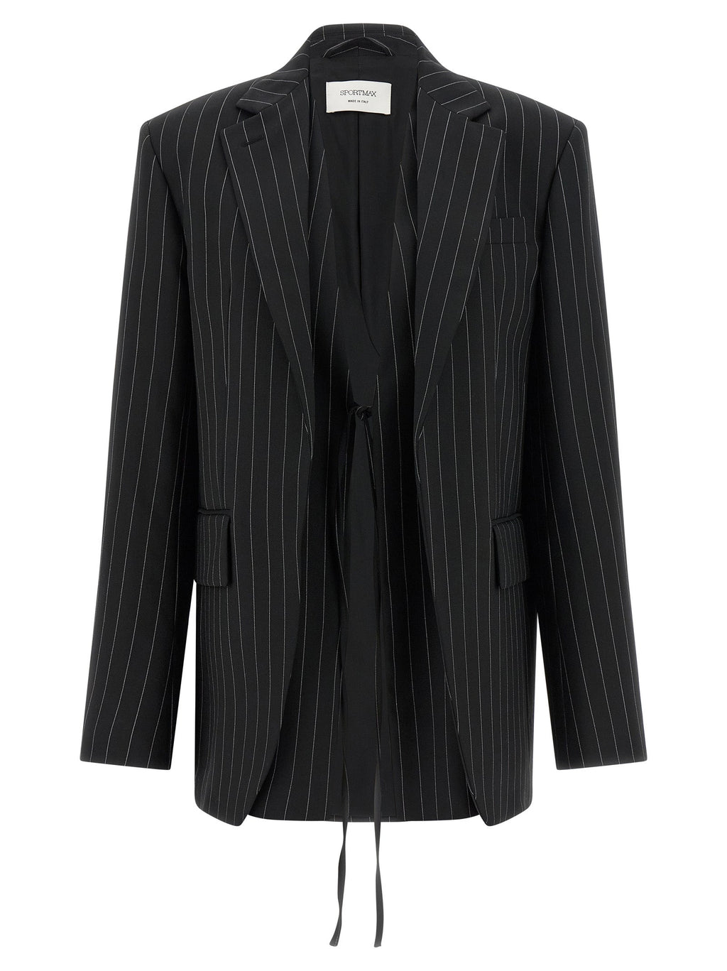 Sportmax Black Wool Blazer