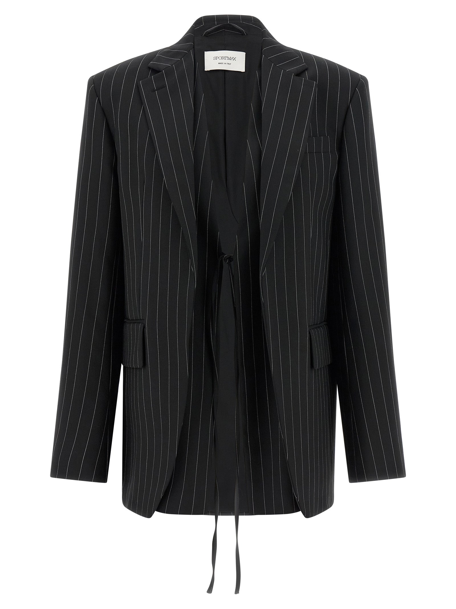 Sportmax Black Wool Blazer