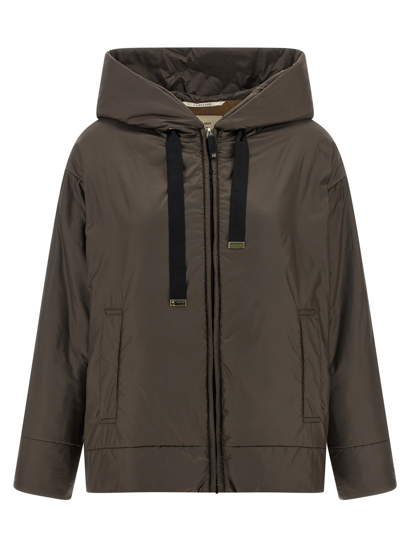 Max Mara Brown Polyester Shell Jacket