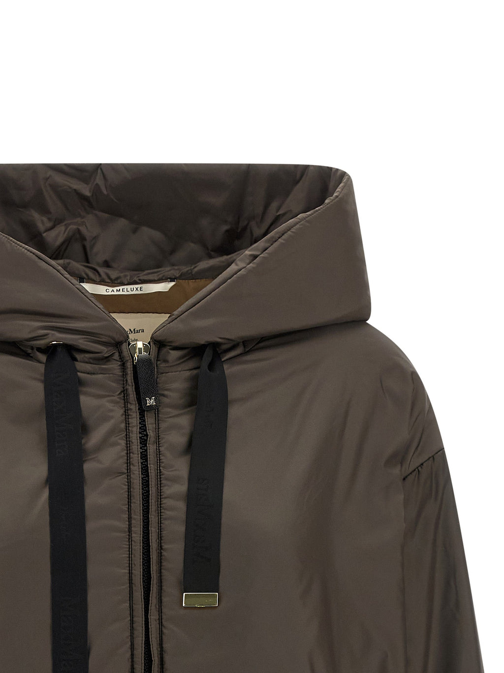 Max Mara Brown Polyester Shell Jacket