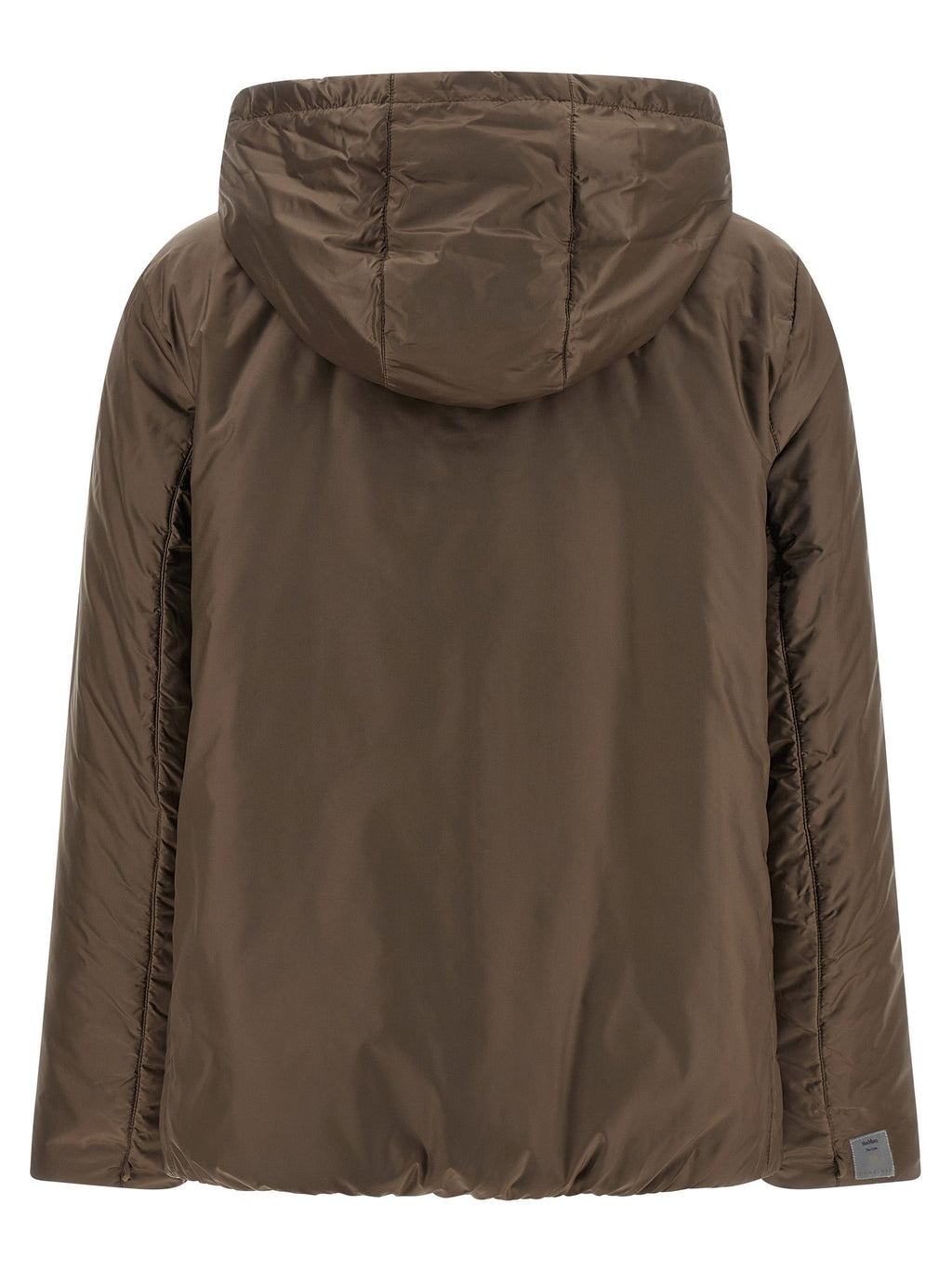 Max Mara Brown Polyester Full-Length Jacket