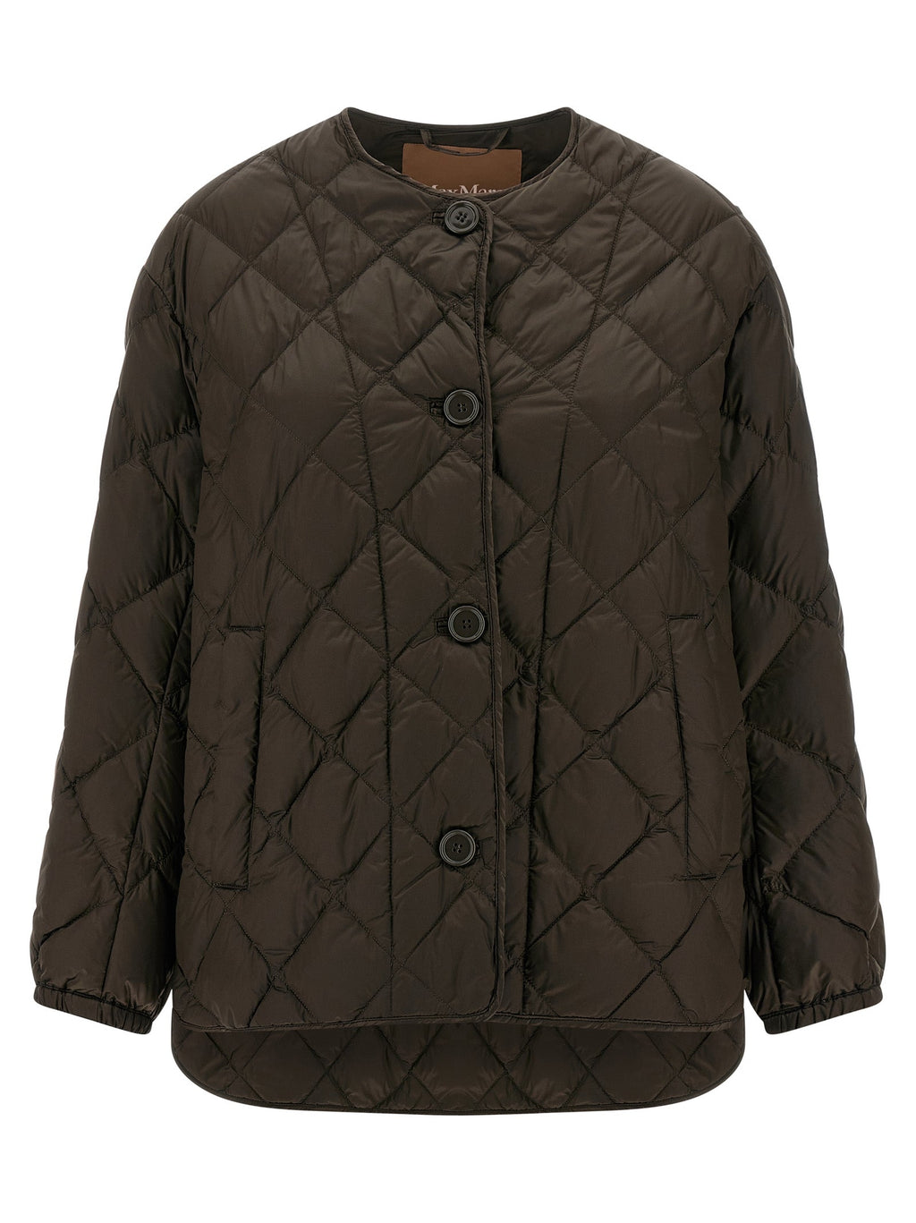 Max Mara Brown Polyamide Full-Length Jacket