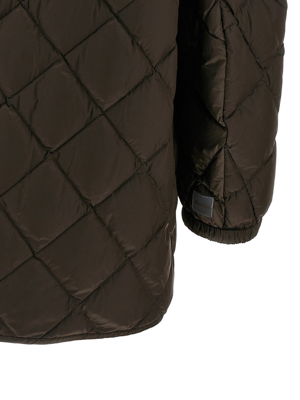 Max Mara Brown Polyamide Full-Length Jacket