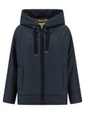 Max Mara Blue Polyester Shell Jacket