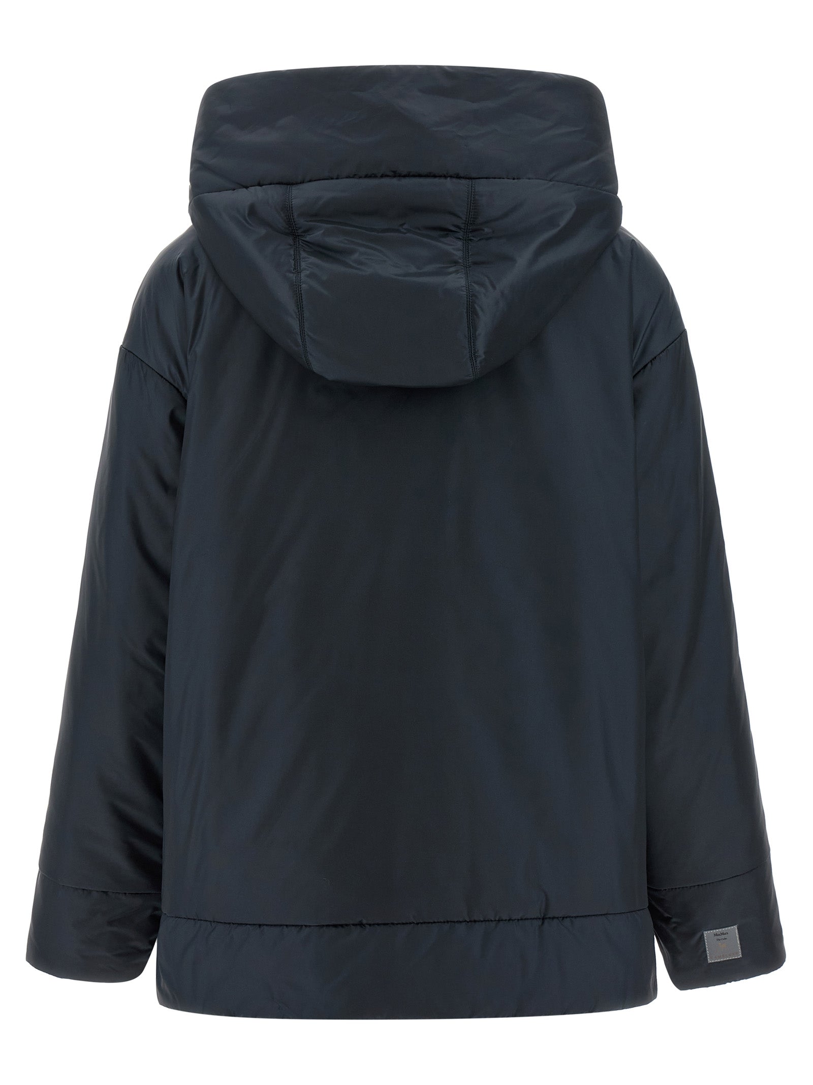 Max Mara Blue Polyester Shell Jacket