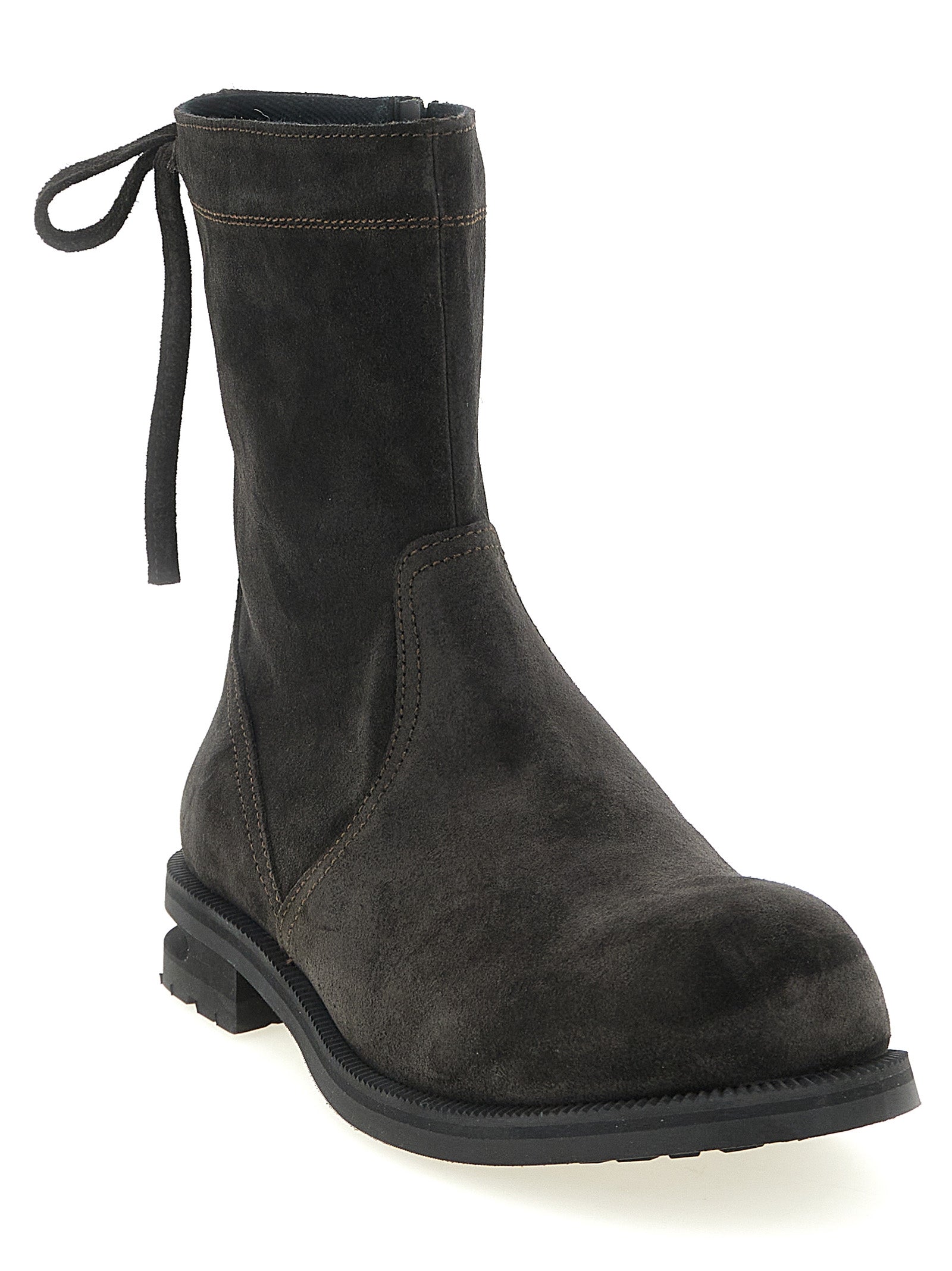 Kiko Kostadinov Brown Calfskin Ankle Boots