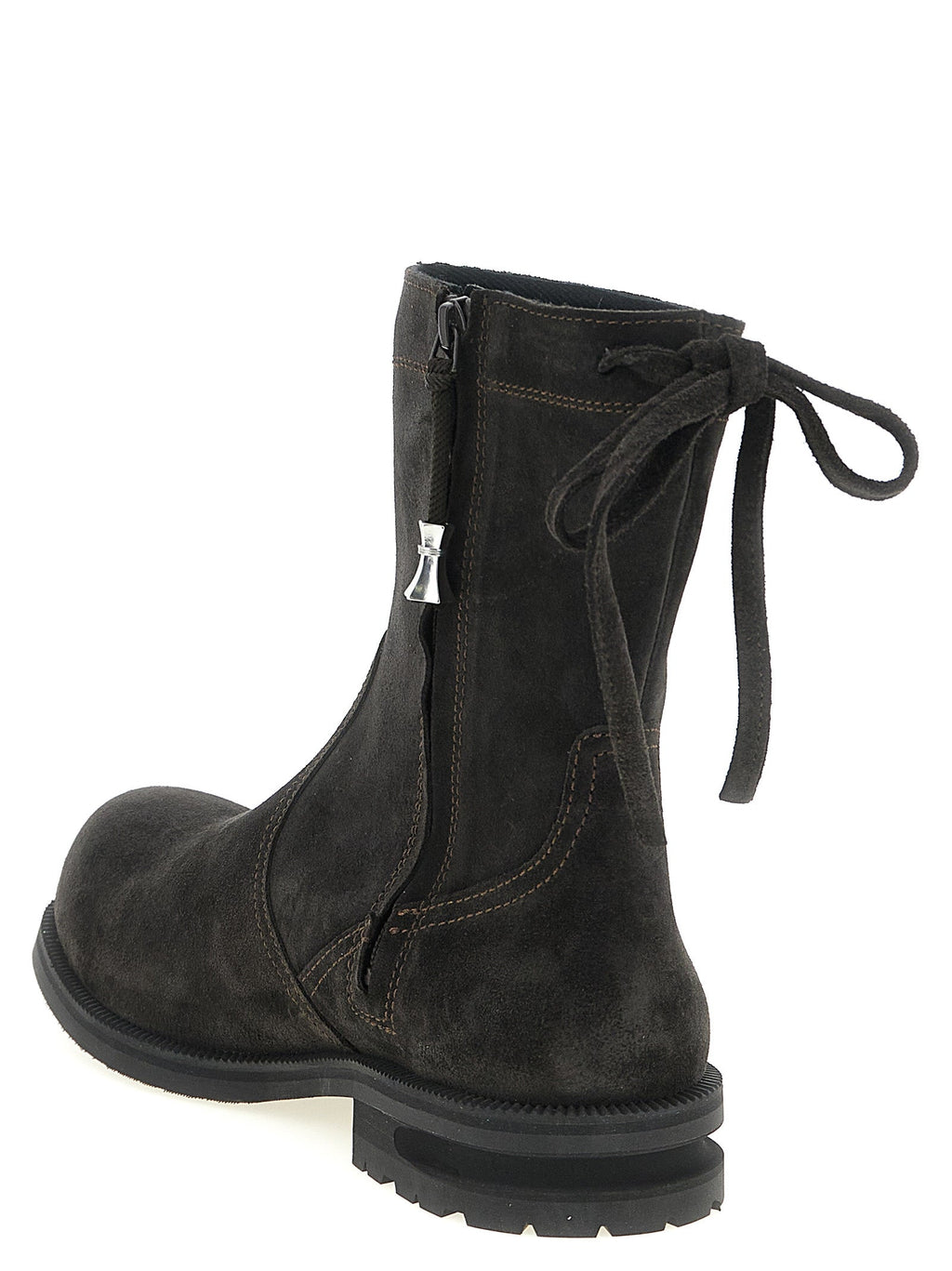 Kiko Kostadinov Brown Calfskin Ankle Boots