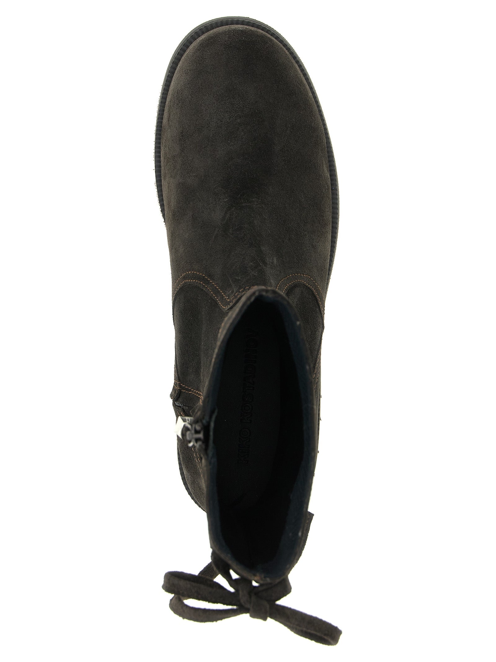 Kiko Kostadinov Brown Calfskin Ankle Boots