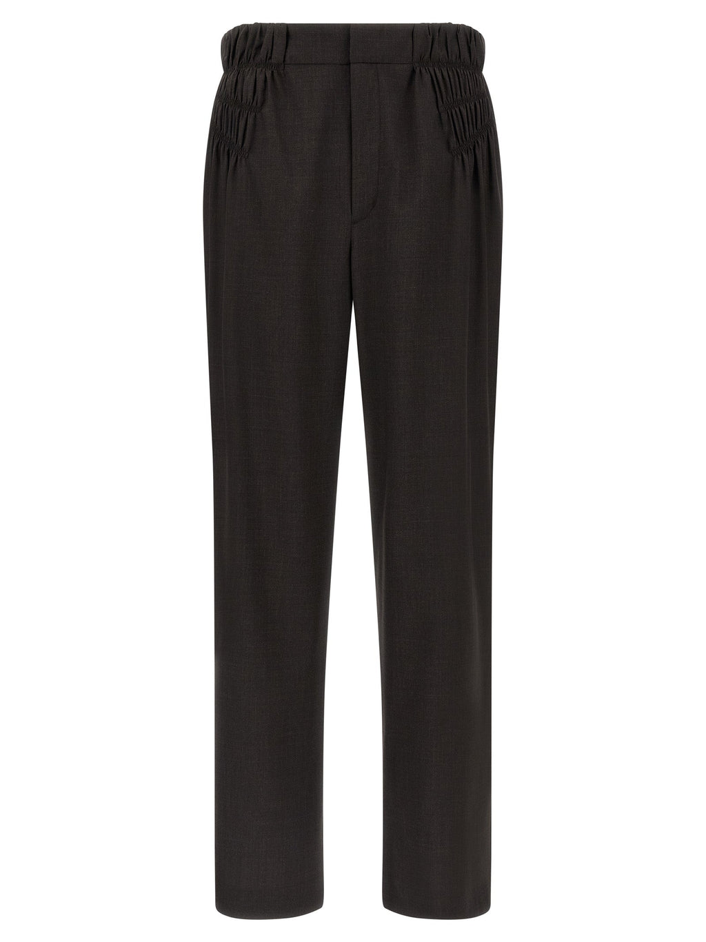 Kiko Kostadinov Brown Virgin Wool Casual Pants