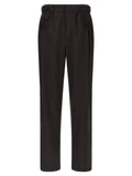 Kiko Kostadinov Brown Virgin Wool Casual Pants