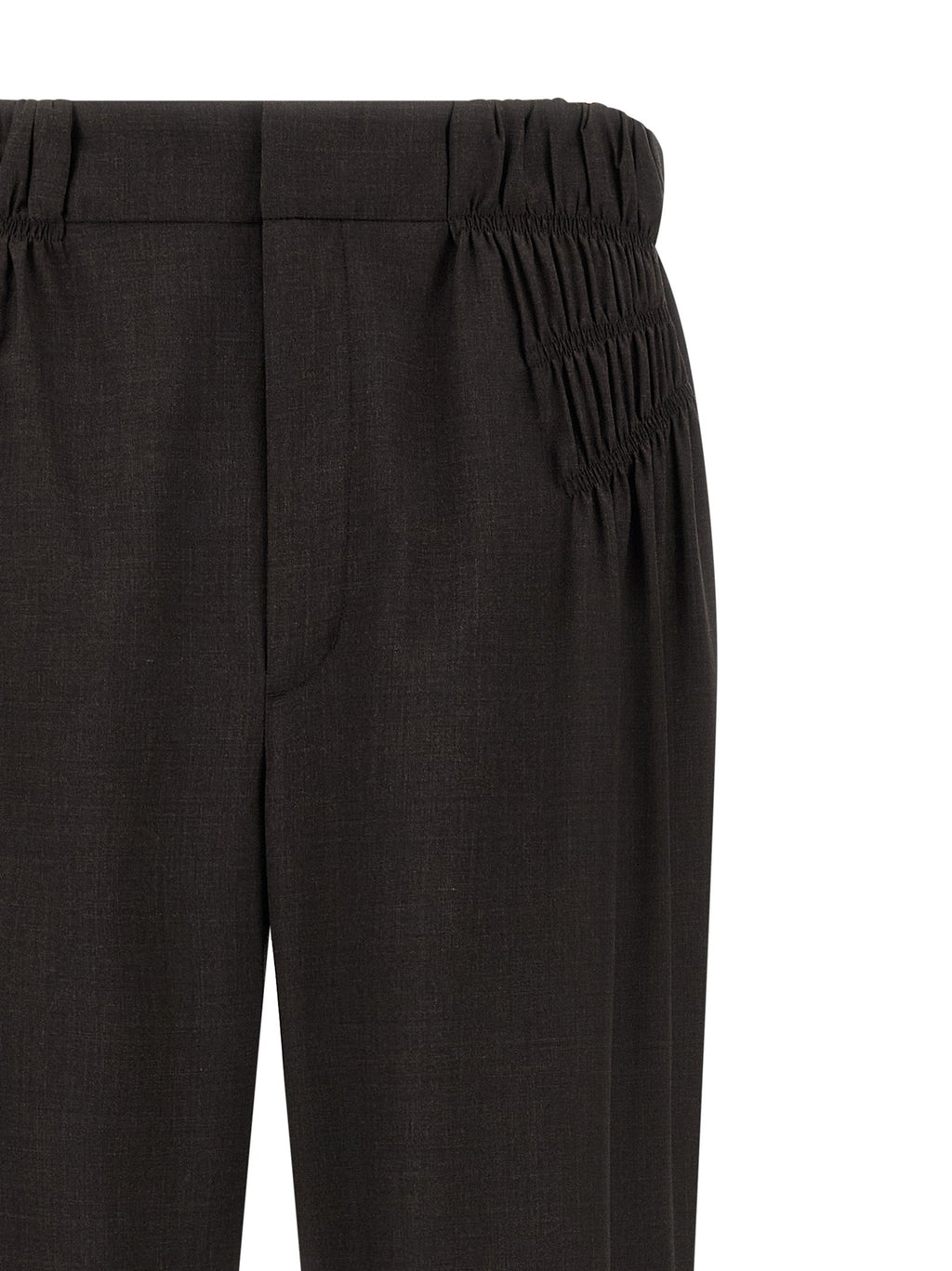 Kiko Kostadinov Brown Virgin Wool Casual Pants