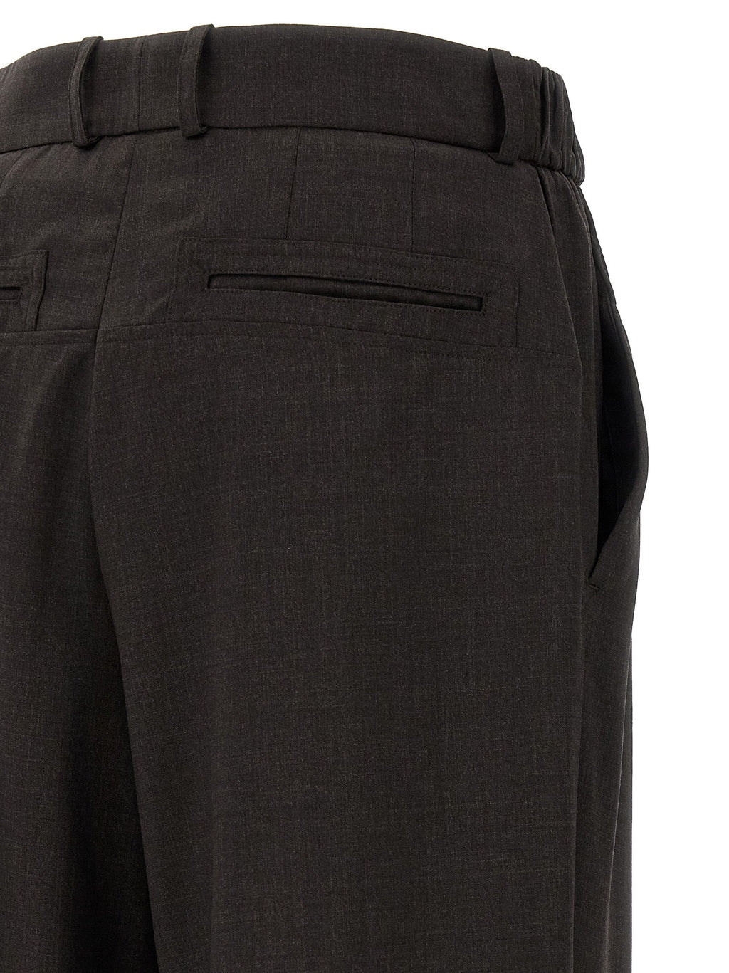 Kiko Kostadinov Brown Virgin Wool Casual Pants
