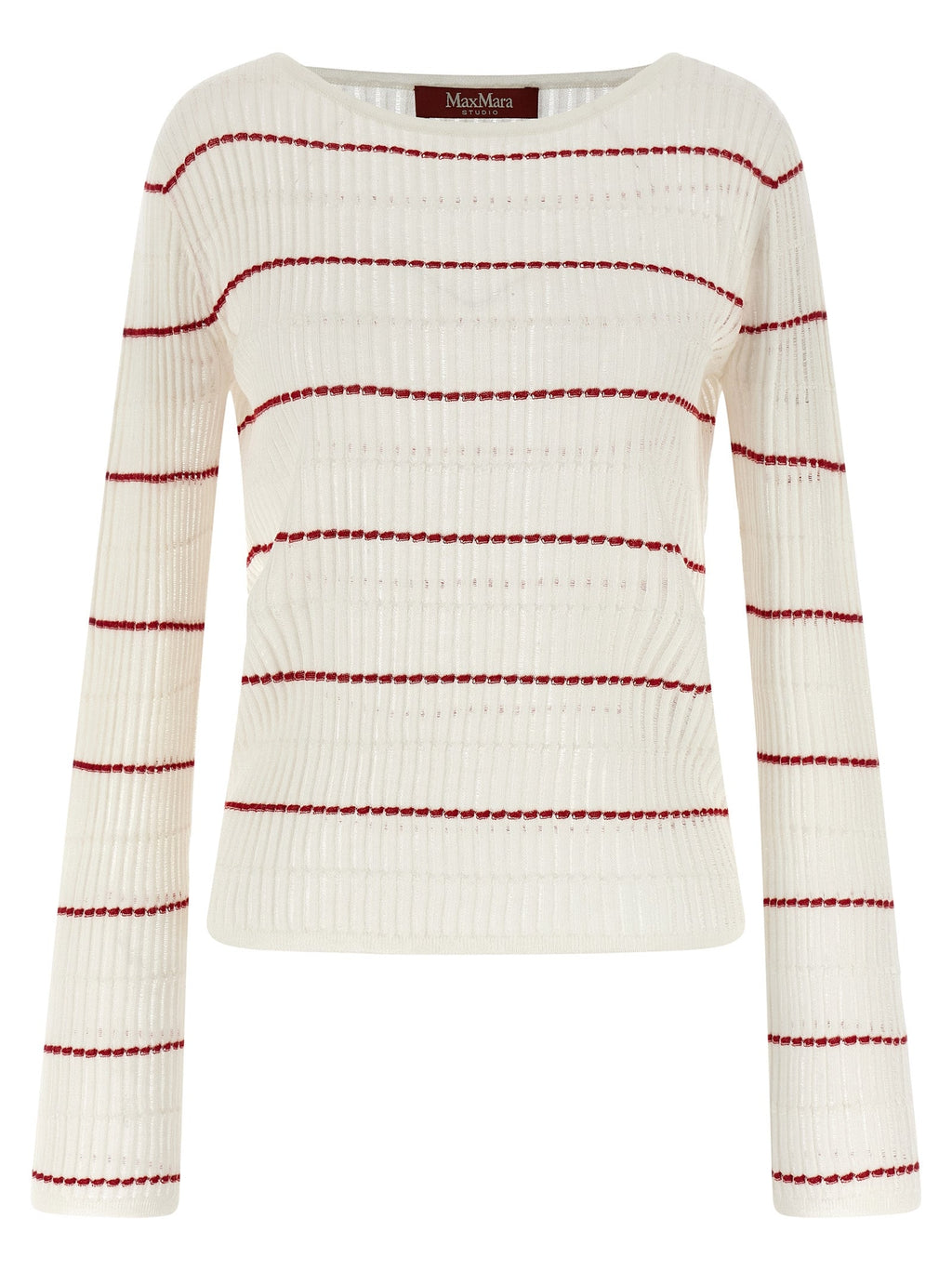 Max Mara White Silk Cardigan