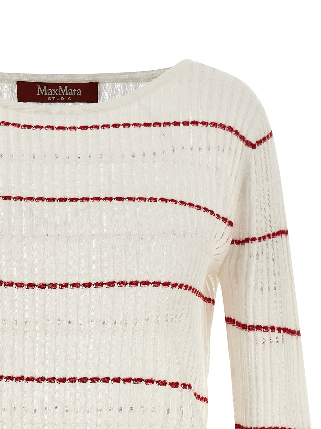 Max Mara White Silk Cardigan