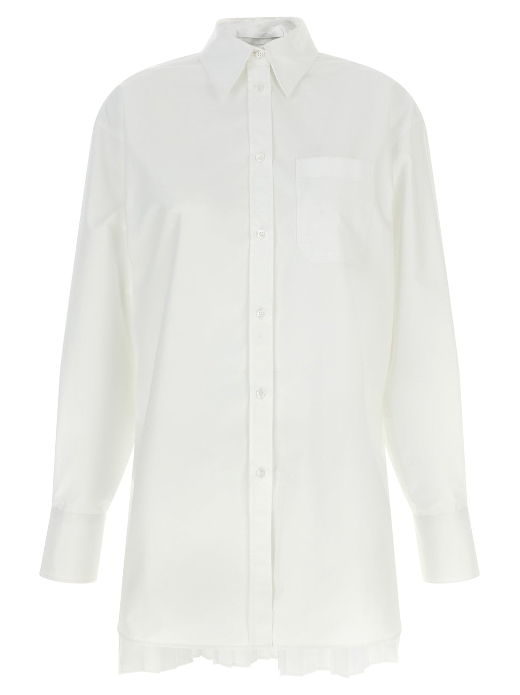 Sportmax White Cotton Blouse