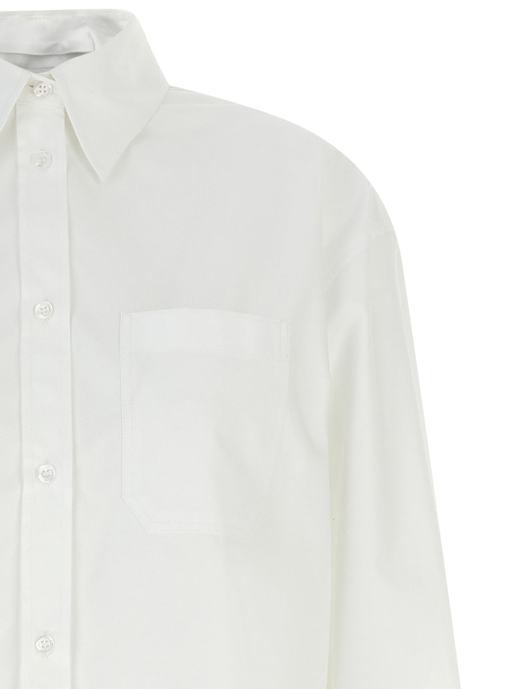 Sportmax White Cotton Blouse