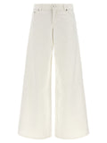 Stella McCartney White Cotton Jeans Denim