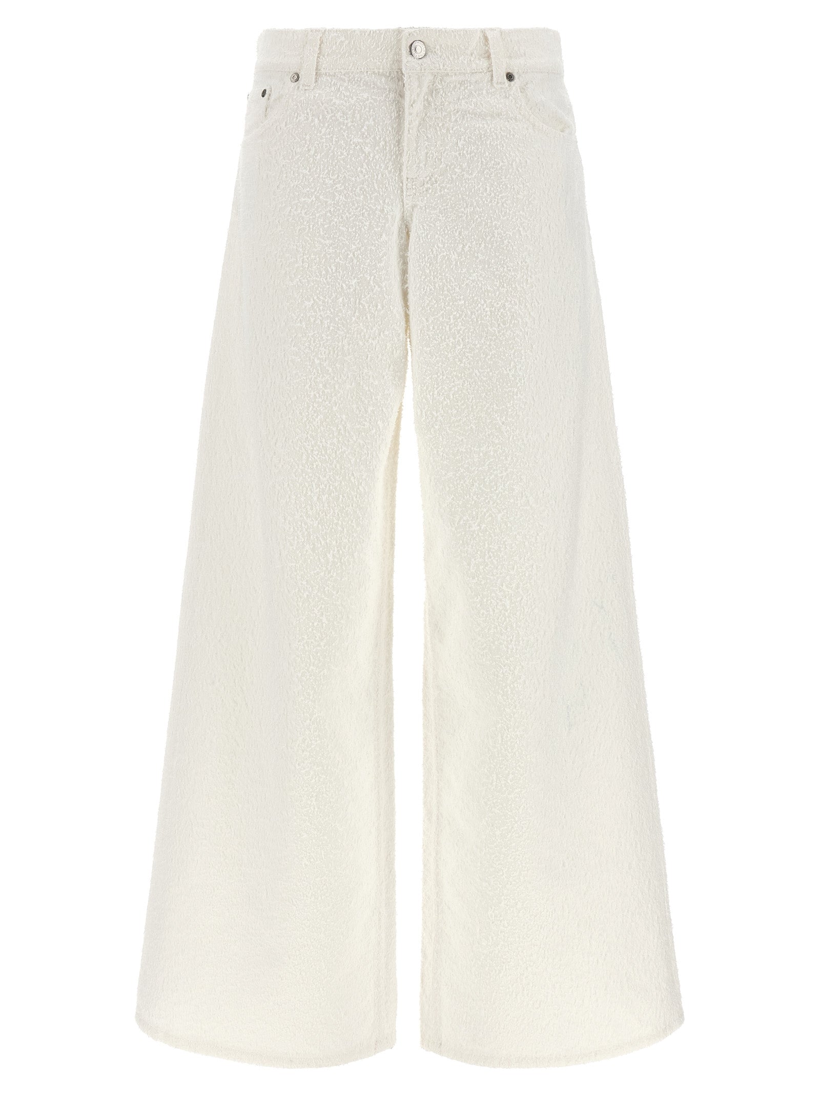Stella McCartney White Cotton Jeans Denim
