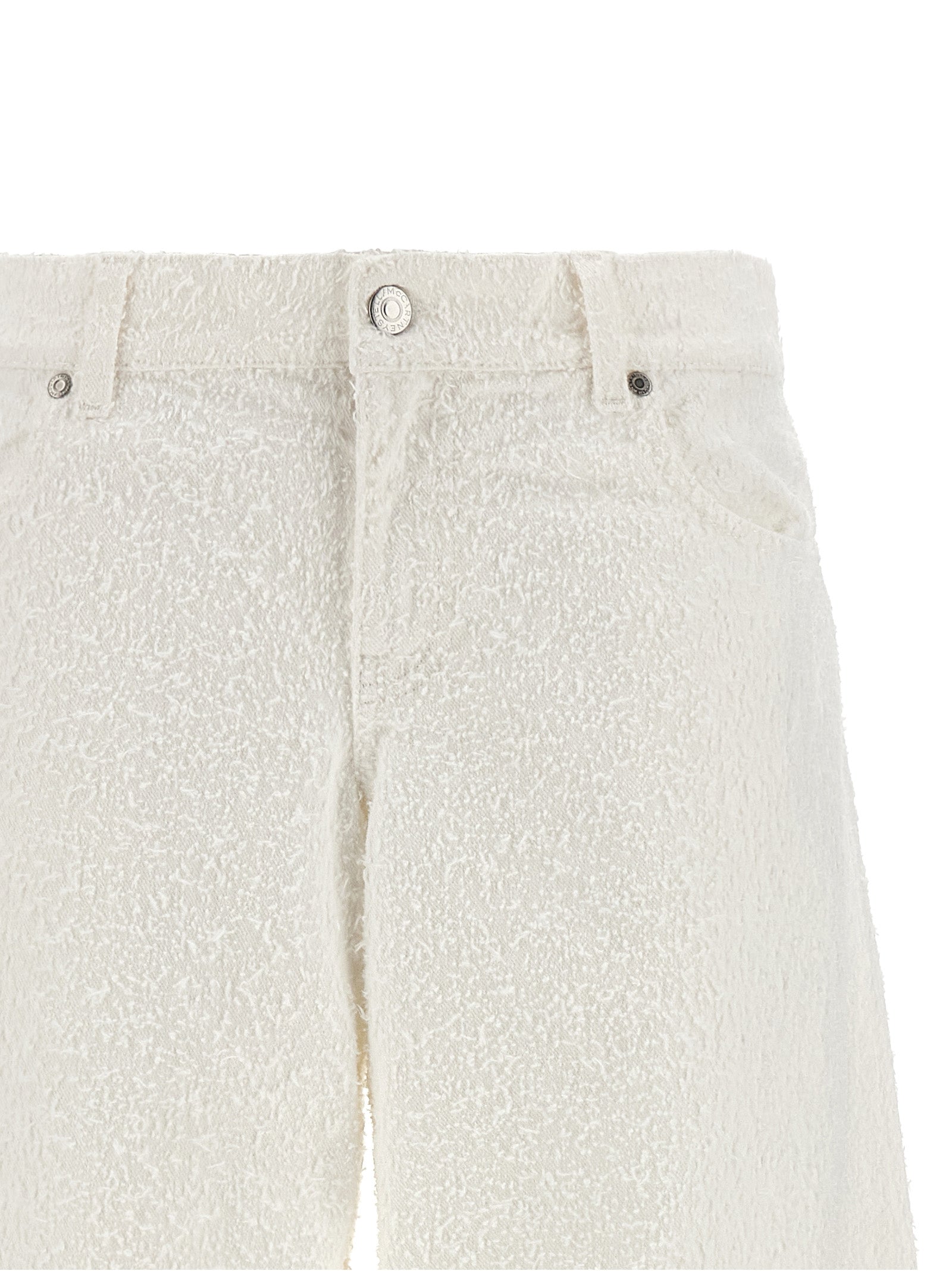 Stella McCartney White Cotton Jeans Denim