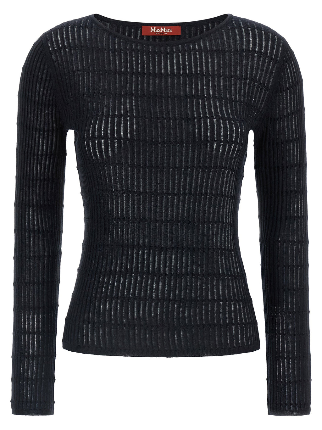 Max Mara Blue Silk Cardigan