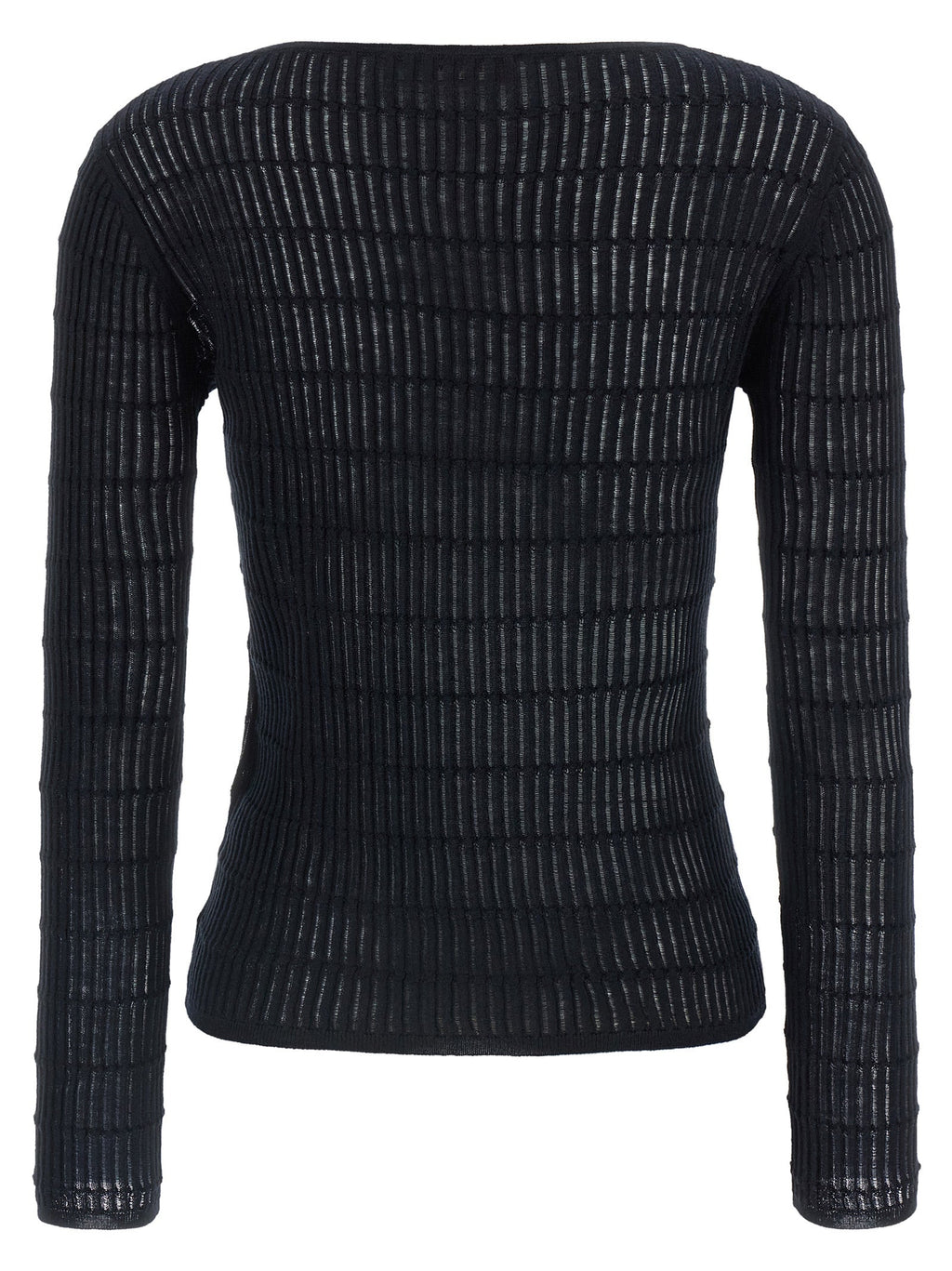 Max Mara Blue Silk Cardigan