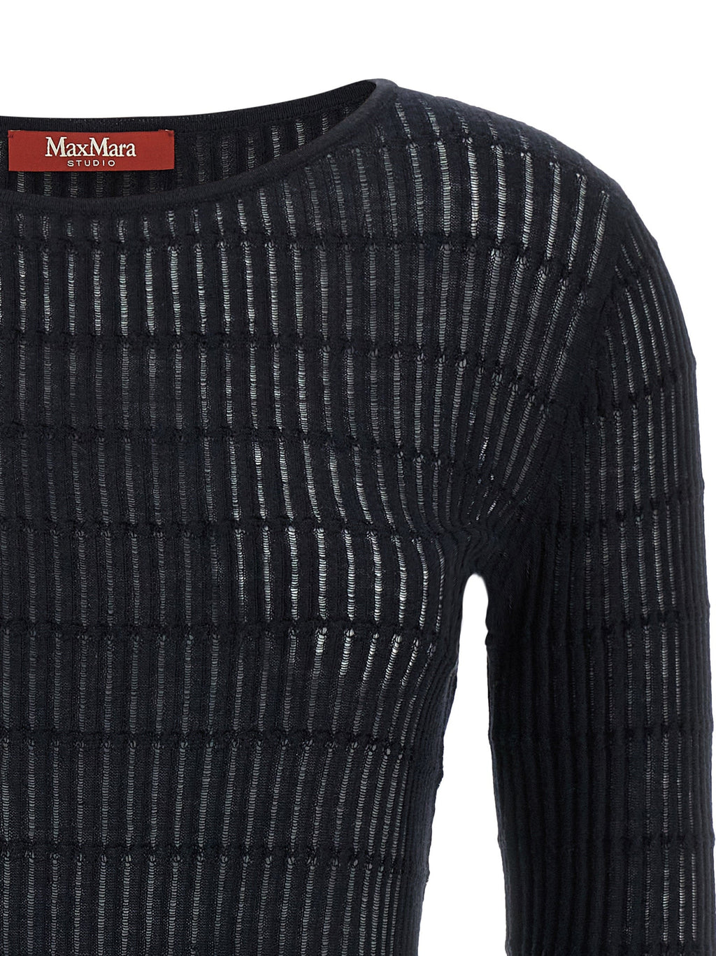 Max Mara Blue Silk Cardigan
