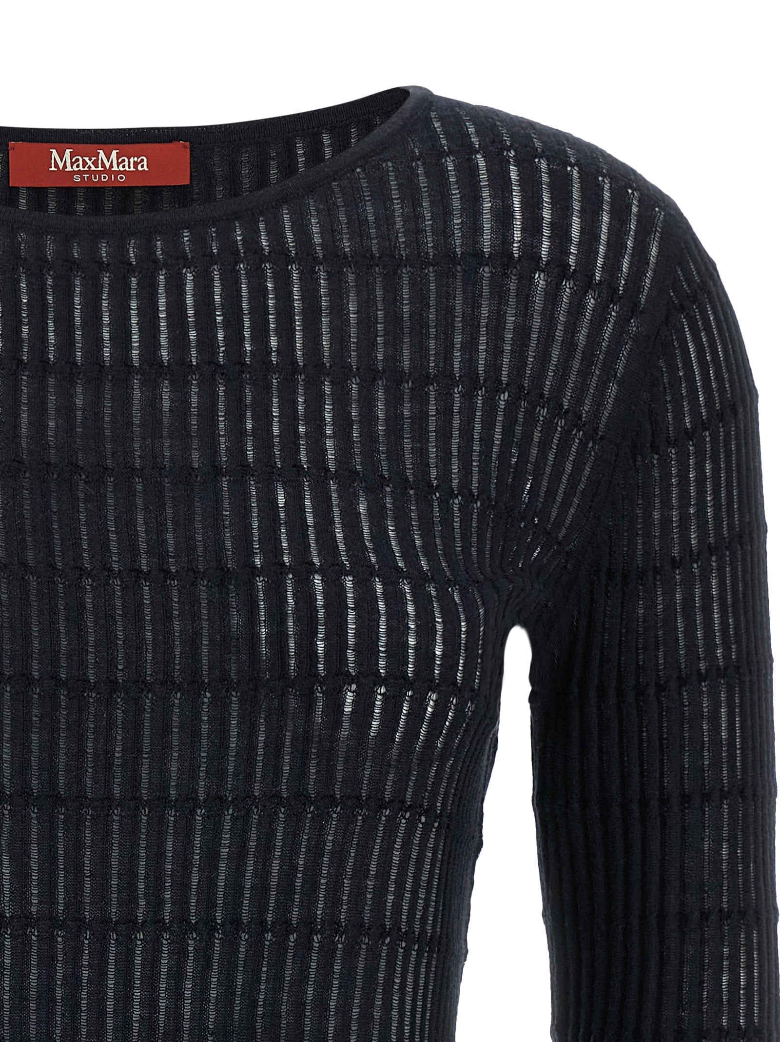 Max Mara Blue Silk Cardigan