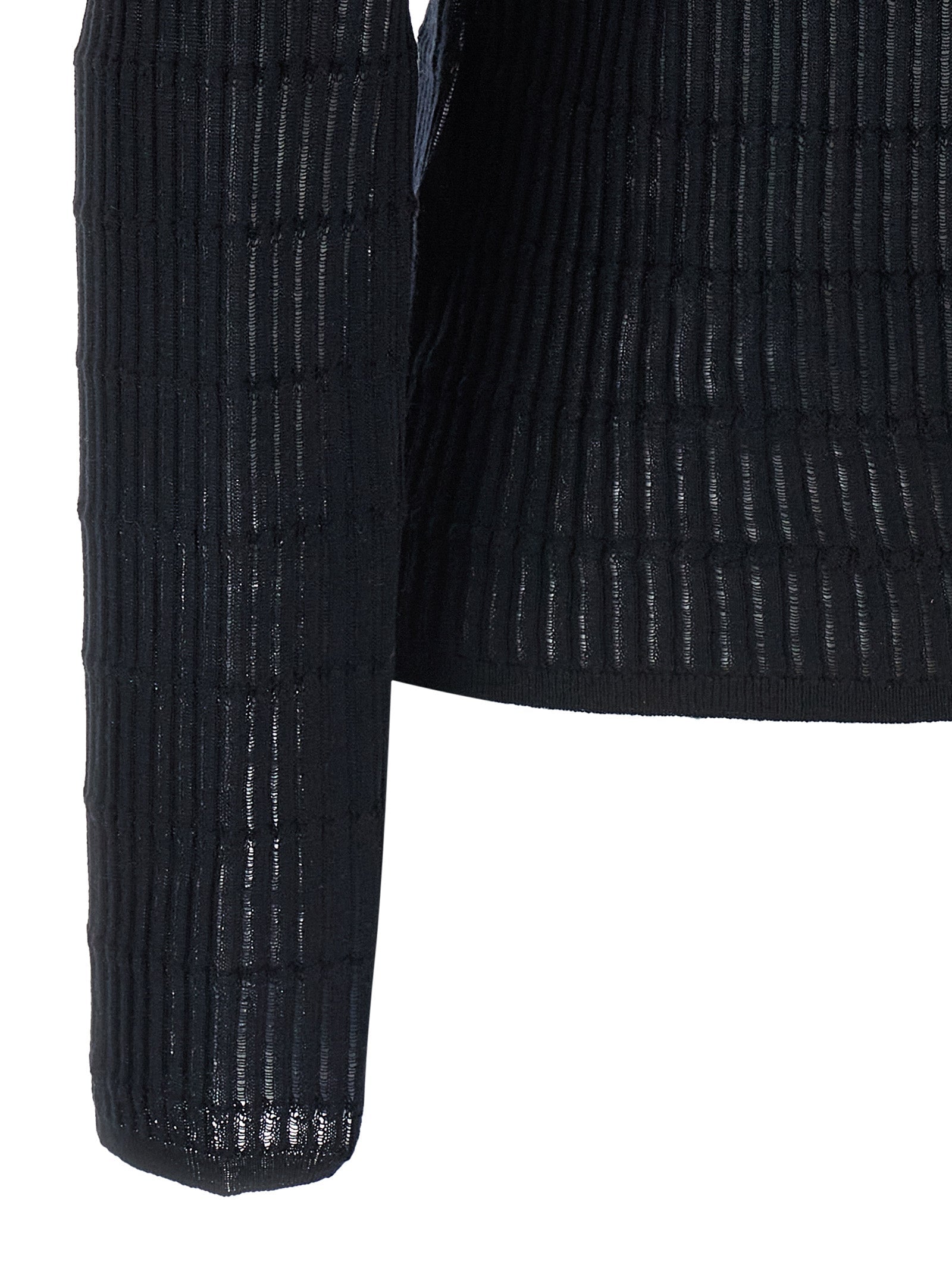 Max Mara Blue Silk Cardigan