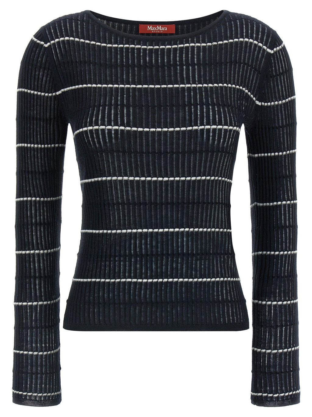 Max Mara Blue Silk Cardigan