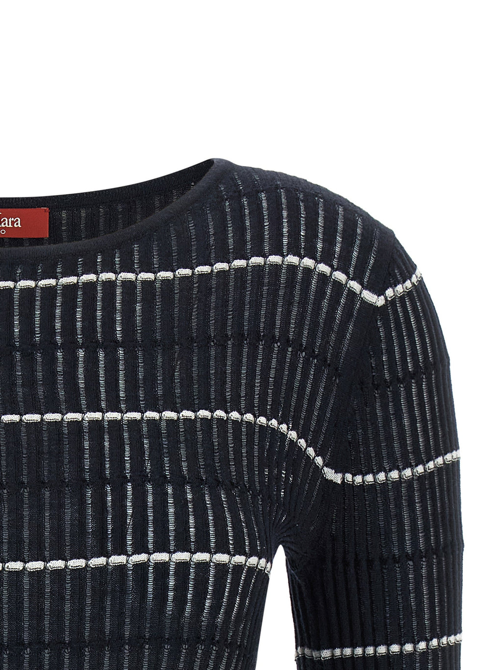 Max Mara Blue Silk Cardigan