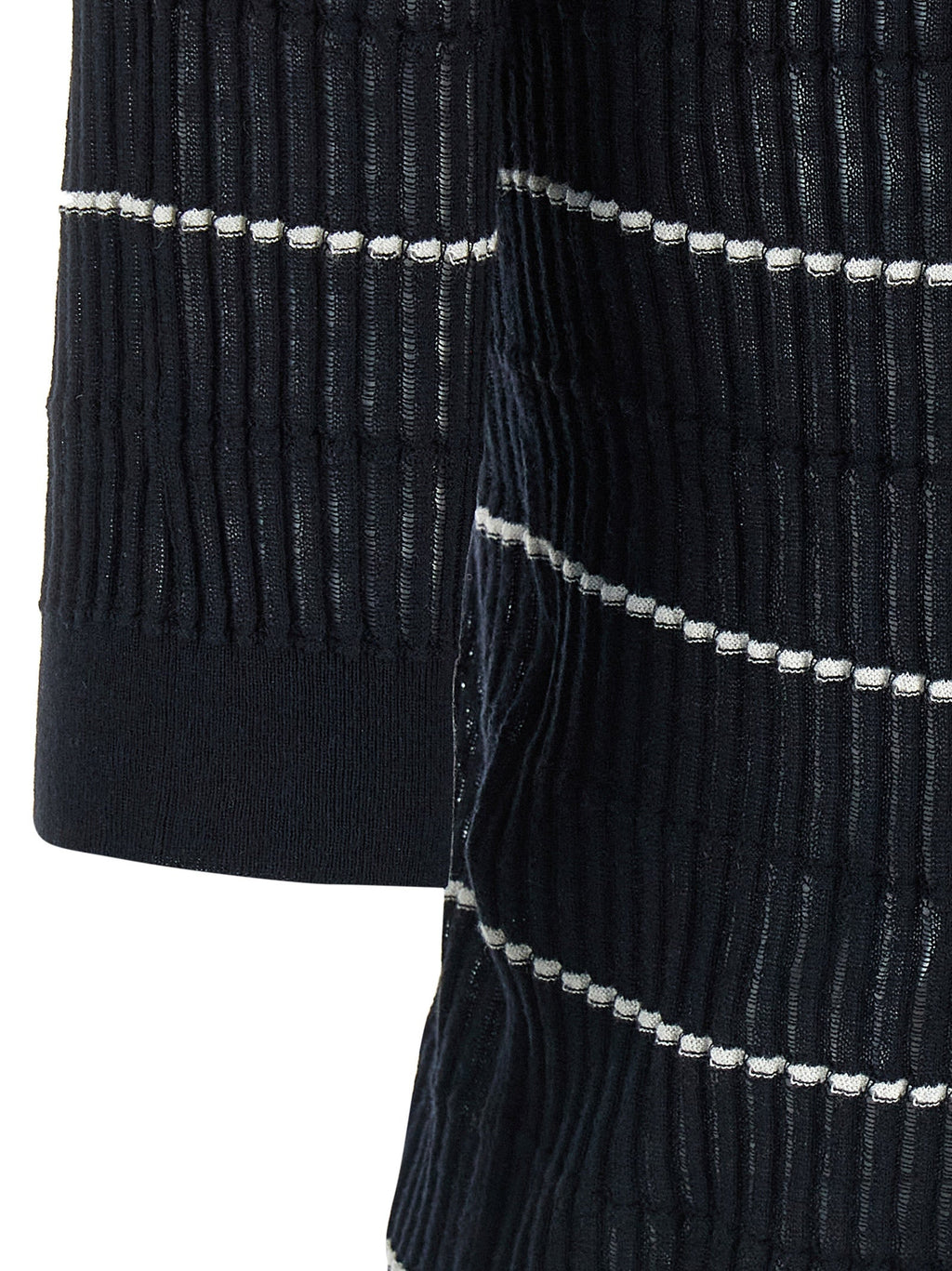 Max Mara Blue Silk Polo Shirt