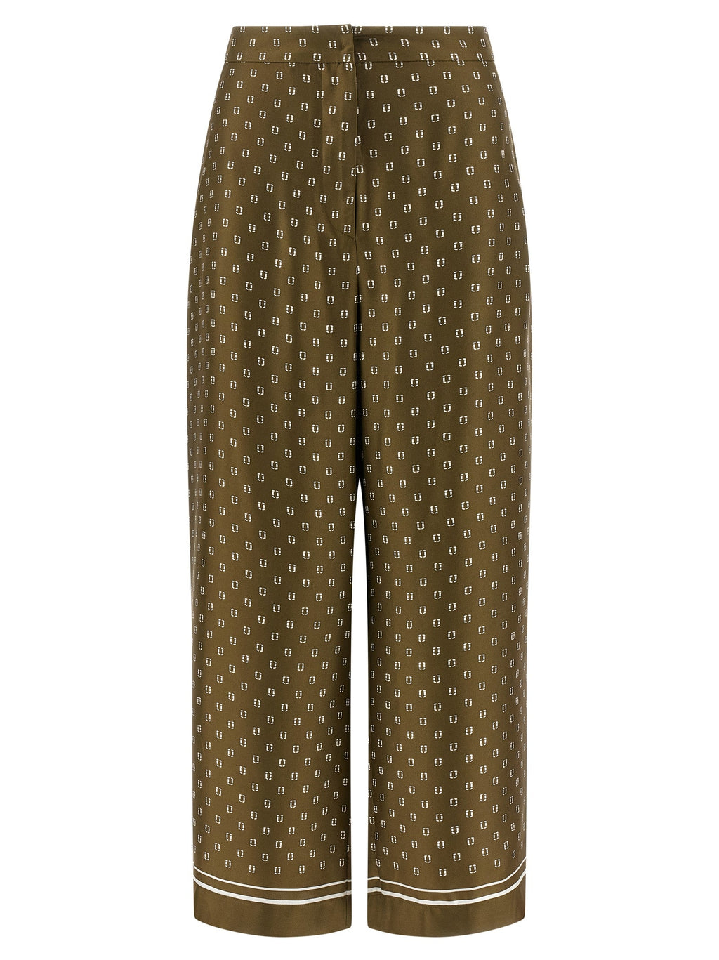 Max Mara Bicolor Silk Casual Pants
