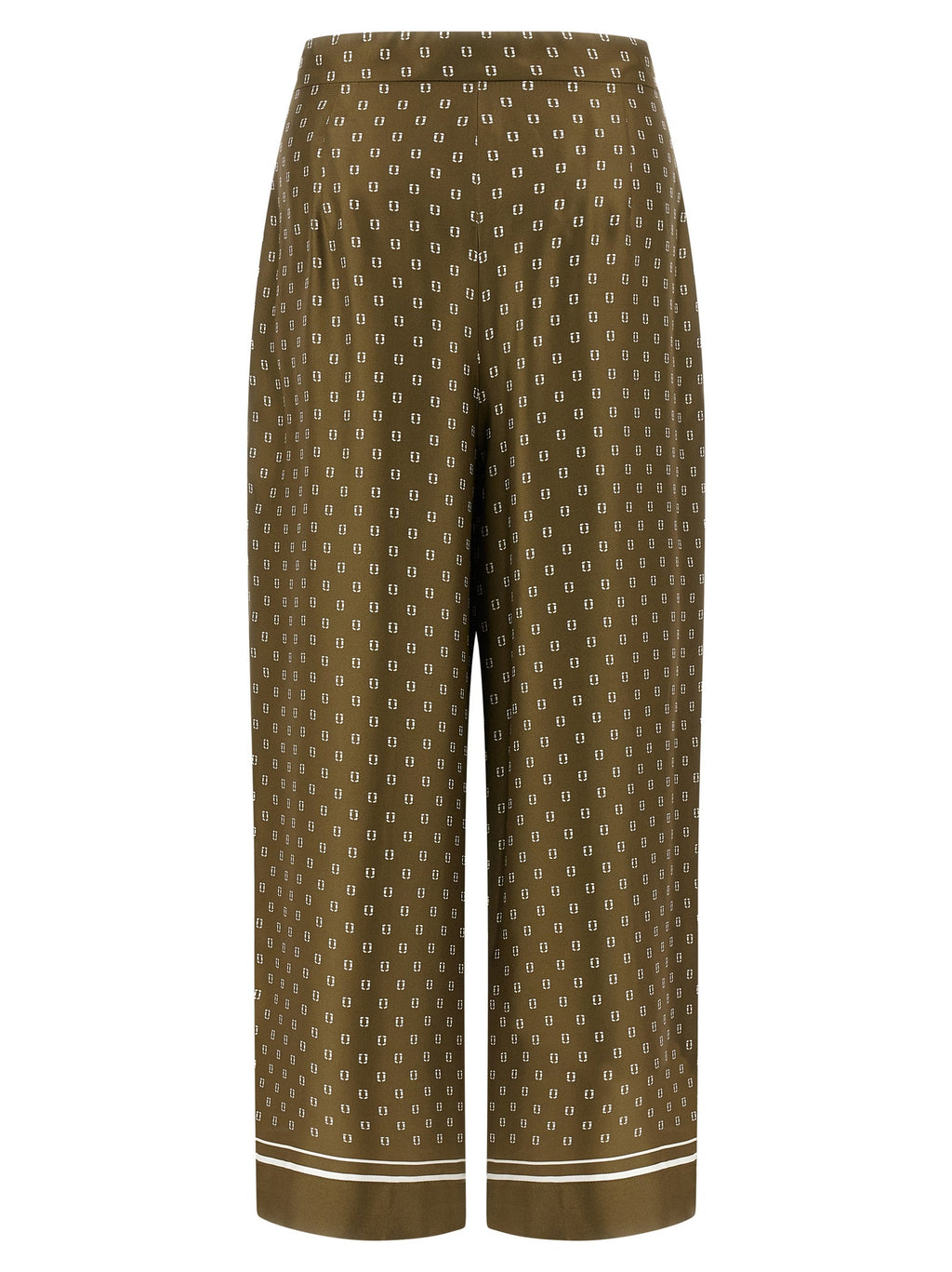 Max Mara Bicolor Silk Casual Pants