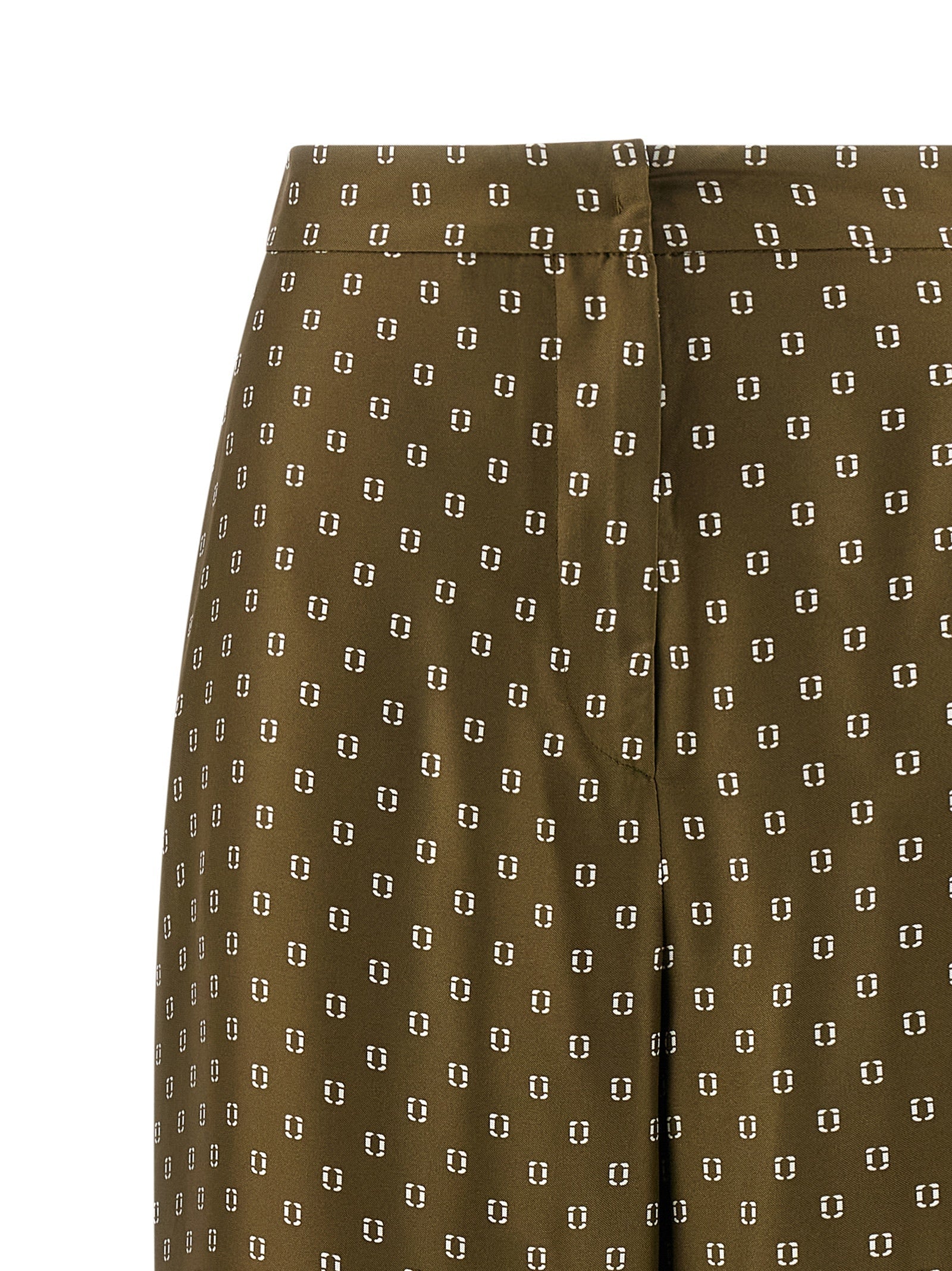Max Mara Bicolor Silk Casual Pants