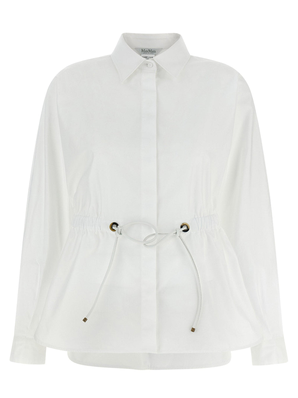 Max Mara White Cotton Blouse