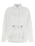 Max Mara White Cotton Blouse